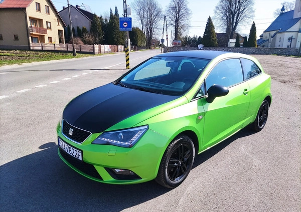 Seat Ibiza cena 23900 przebieg: 128000, rok produkcji 2013 z Tolkmicko małe 232